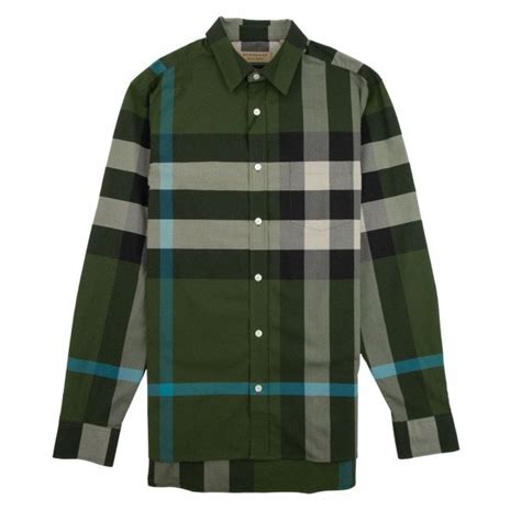 green burberry shirt free shipping